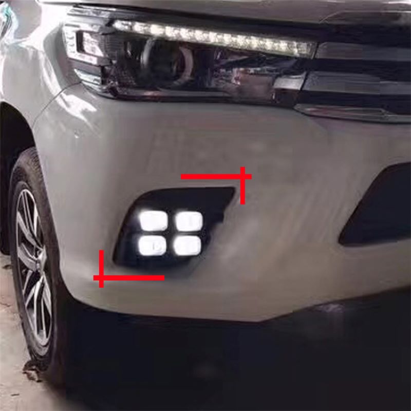 ♪ Daytime running light for Toyota Revo/Toyota Hilux 134 ♪Buổi ảo ảnh cho Toyota Revo/Toyota Hilux DRL ♪