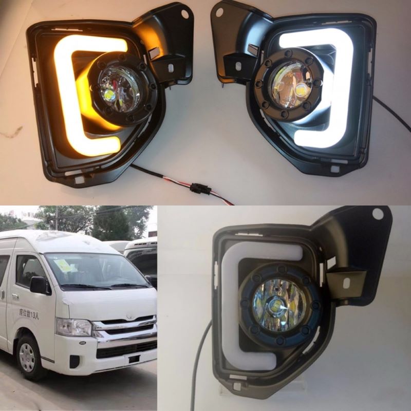 Đèn sương mù cho TOToyota Hiace Buổi vượt đèn ban ngày cho Toyota Hiace 204~